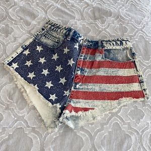 H&M Flag Shorts